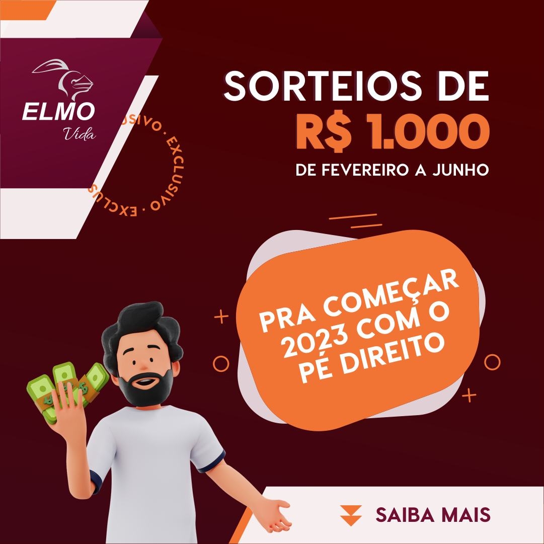 Sorteio de R$ 1.000,00