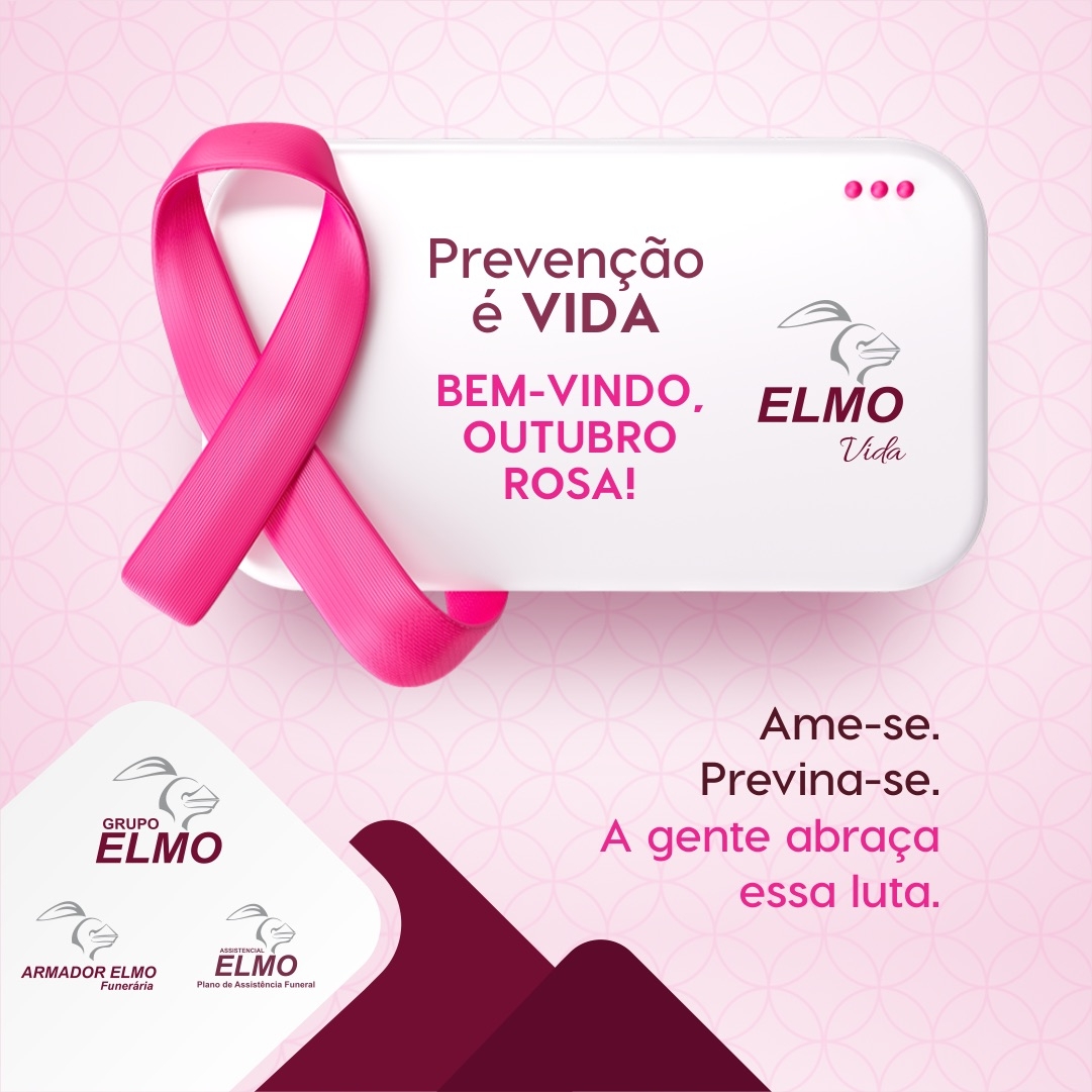 Prevenção é vida! Bem vindo ao Outubro Rosa!